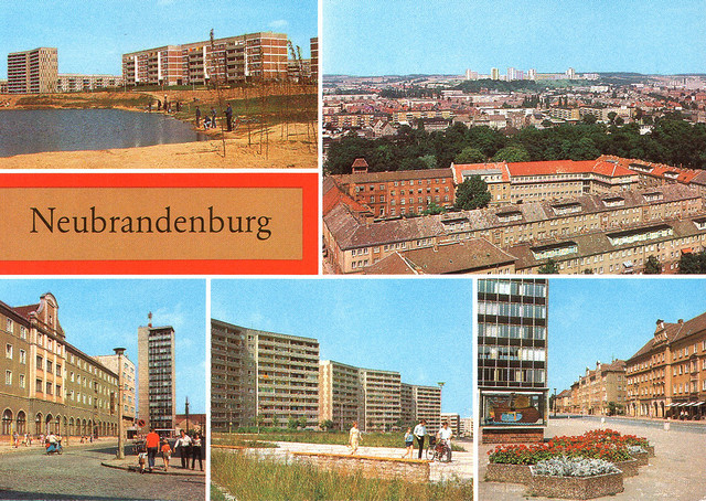 Alte Ansichtskarte Mehrbild aus Neubrandenburg